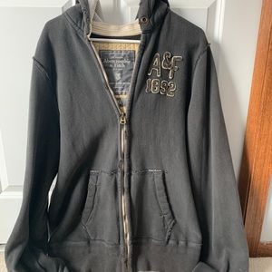 Men’s Abercrombie and Fitch zip up sweatshirt